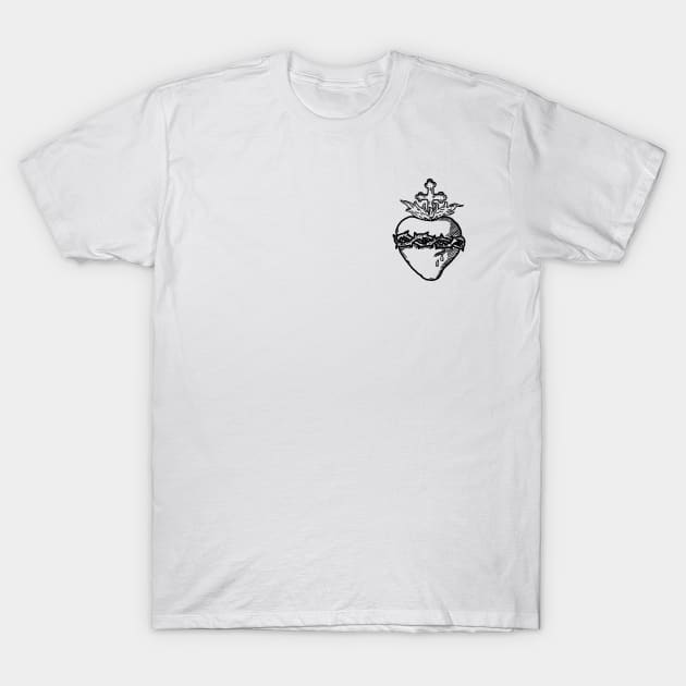 Sacred Heart T-Shirt by tabernacletshirts